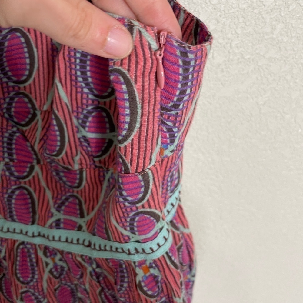 See by Chloe Retro Paisley Y2K Babydoll Tank Top 4 - Picture 2 of 7